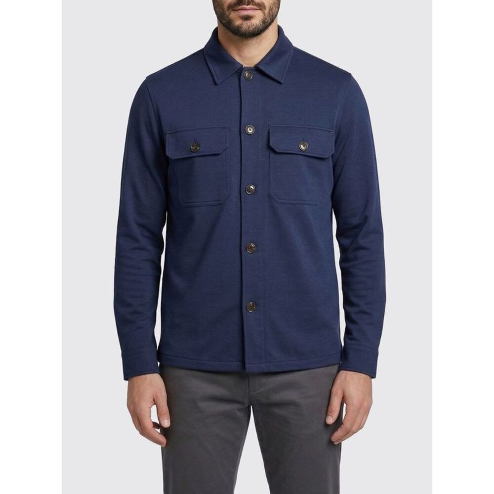 Moorer Jacket Men Blue